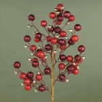 Декоративная ветка с ягодами Эннис: Канун Рождества 60 см