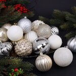 Набор пластиковых шаров Magic Suite: Christmas Jazz 6-7 см, 60 шт