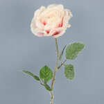 Роза в Инее 45 см нежно-розовая