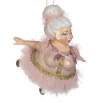Елочная игрушка Балерина Энна Брукс - Сказки Сан-Ливьера 12 см розовая, подвеска