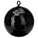Новогоднее украшение Зеркальный Диско шар Black 18 см