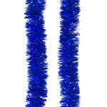 Мишура Праздничная 2 м*50 мм синяя