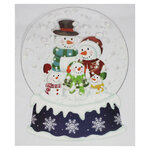 Новогодняя наклейка на окно Magic Snowball - Снеговики 29*35 см