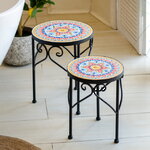 Комплект столиков для цветов Moti Floreale 32-38 см, 2 шт