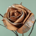 Искусственная роза Ивонн: Lady Capri 14 см, клипса